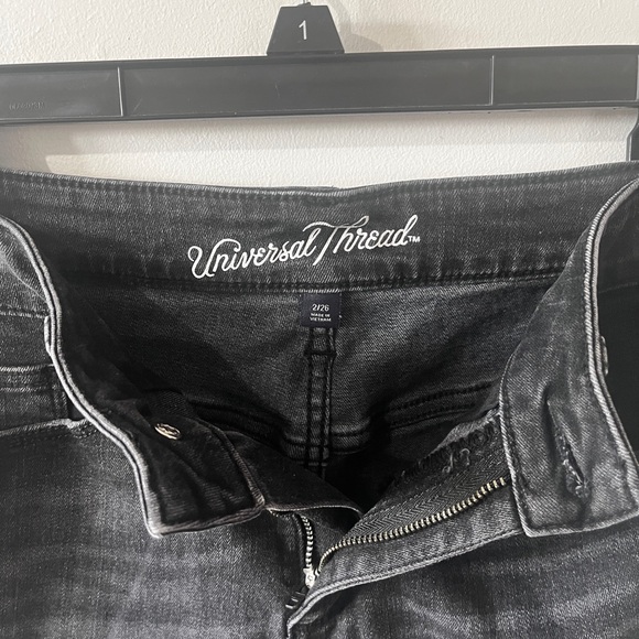 Universal Thread Washed Black Denim Shorts - Picture 5 of 5